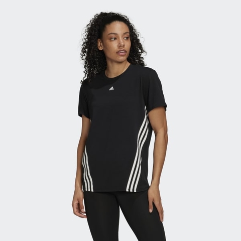 Áo thun tập luyện nữ adidas 3 sọc - HK6975