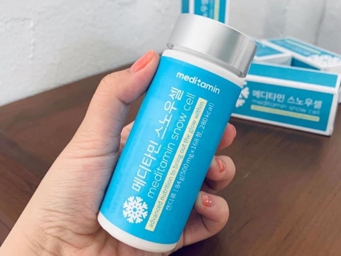 Review viên uống trắng da Meditamin Snow Cell Hàn Quốc