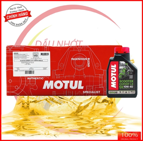 Thùng Nhớt Motul Scooter Expert Le 10W40 dành cho xe ga