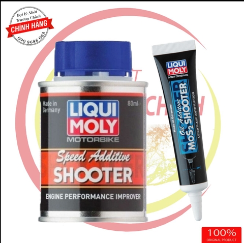 Compo phụ gia tăng tốc Liqui moly 7915 80ml + phụ gia nhớt Mos2 20ml