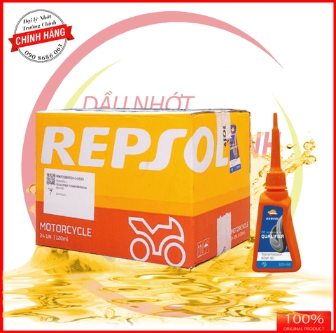 Thùng nhớt Hộp số - nhớt lap Repsol Gear Oil 80W90 120ML