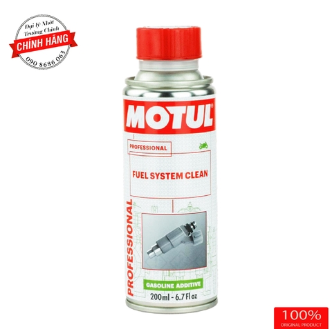 Vệ sinh buồng đốt, hệ thống nhiên liệu Motul Fuel System Clean Moto 200ML