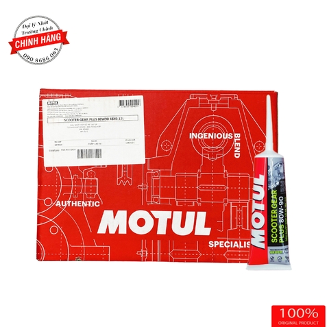 Thùng Nhớt hộp số Motul  gear Plus 80W90 120ML (nhớt lap, dầu cầu)