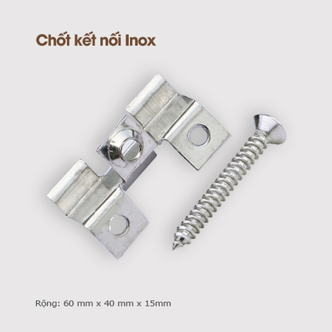 PHỤ KIỆN GỖ NGOÀI TRỜI - Chốt kết nối inox