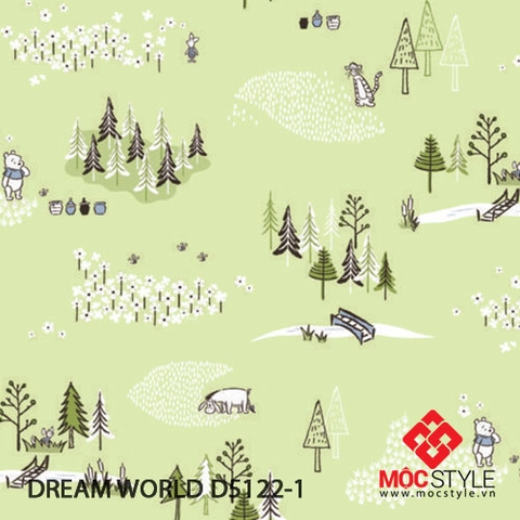  - Giấy dán tường Dream World D5122-1