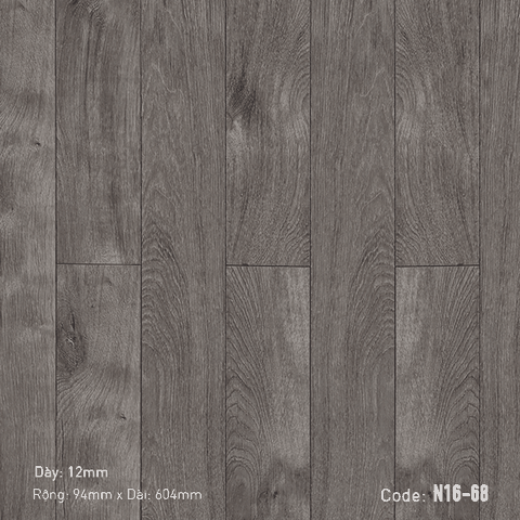 DREAM LUX - Sàn gỗ cao cấp Dream Floor N16-68 - Cốt đen chống ẩm
