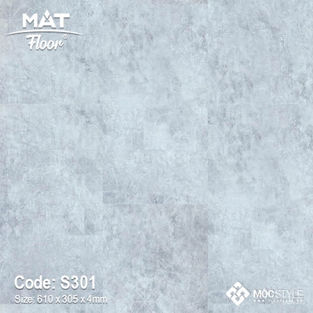 Sàn nhựa giả đá 4mm - Sàn nhựa Matfloor S301