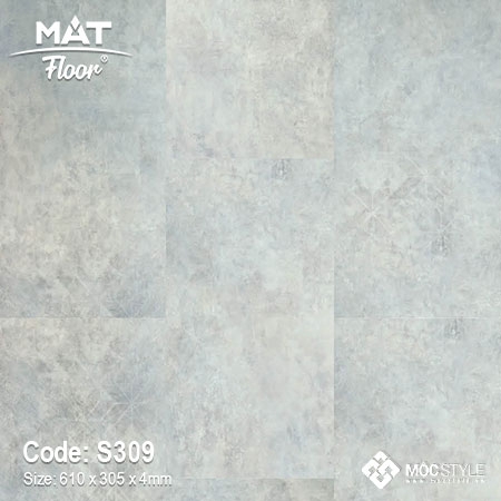 Sàn nhựa giả đá 4mm - Sàn nhựa Matfloor S309