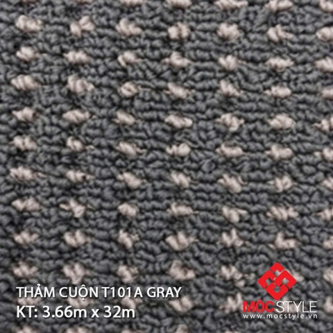 THẢM LÓT SÀN - Thảm cuộn T101A Gray