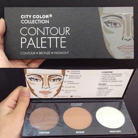 BẢNG PHẤN TẠO KHỐI CITY COLOR CONTOUR EFFECTS PALETTE