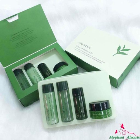 BỘ KIT TRÀ XANH INNISFREE GREEN TEA SPECIAL KIT EX 2019 4 MÓN