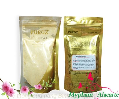 BỘT MẶT NẠ VÀNG GOLDEN MASK PUROZ – PHÁP