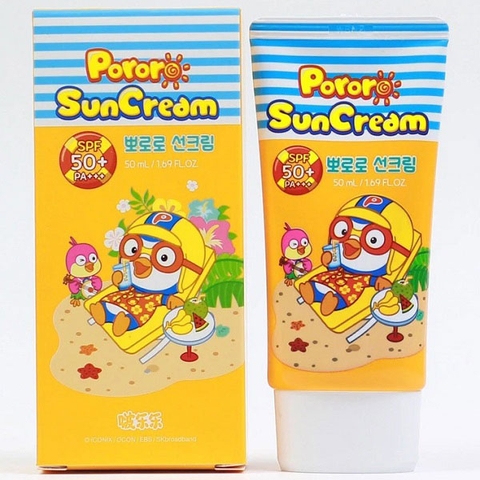 Kem chống nắng trẻ em Pororo Sun Cream SPF50+ PA+++
