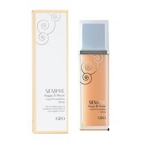 KEM NỀN TRANG ĐIỂM GEO SEMPRE HAPPY & PLEASE LIQUID FOUNDATION