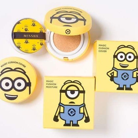 PHẤN NƯỚC MISSHA MINIONS MAGIC CUSHION MOISTURE SPF50+ PA+++ 2 LÕI