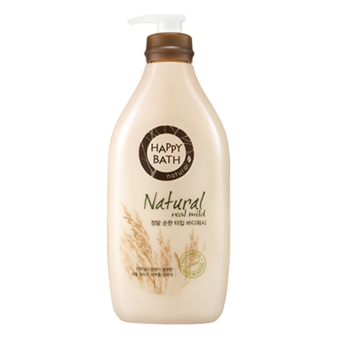 SỮA TẮM HAPPY BATH HƯƠNG NGŨ CỐC NATURAL REAL MILD BODY WASH