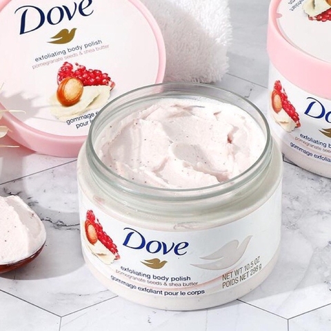 Tẩy Da Chết Dove Exfoliating Body Polish 225ml bản Đức