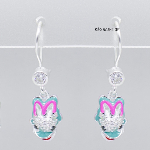 Khuyên Tai Bạc Cho Bé S925 Vịt Donal Ngộ Nghĩnh H2410240016