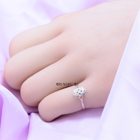 Nhẫn Bạc Trẻ Em Chạm Khắc Tỉ Mỉ N2409040045