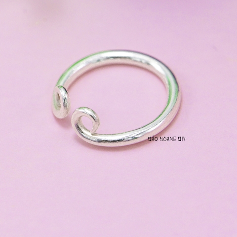 Nhẫn Bạc Trẻ Em Kiểu Vòng Kim Cô N2409040043
