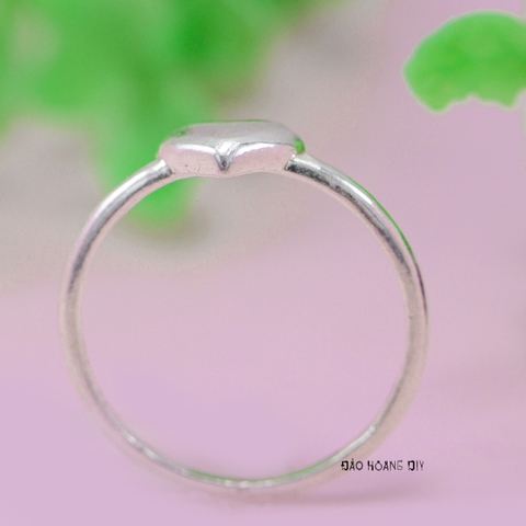 Nhẫn Bạc Trẻ Em Hình Trái Tim N2409040049