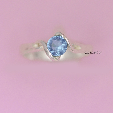 Nhẫn Bạc Trẻ Em Gắn Đá Màu Xanh Dương N2409040069