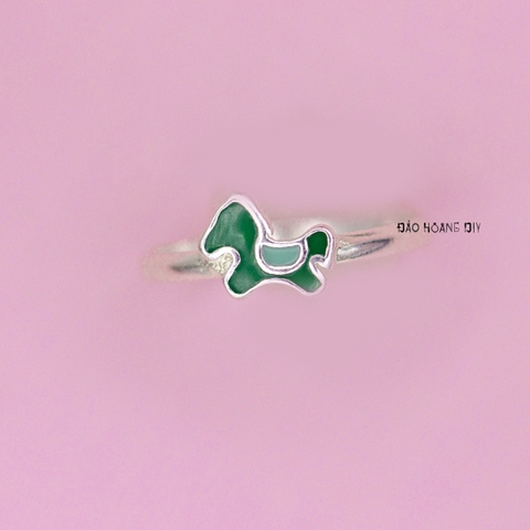 Nhẫn Bạc Trẻ Em Hình Con Ngựa N2409040026