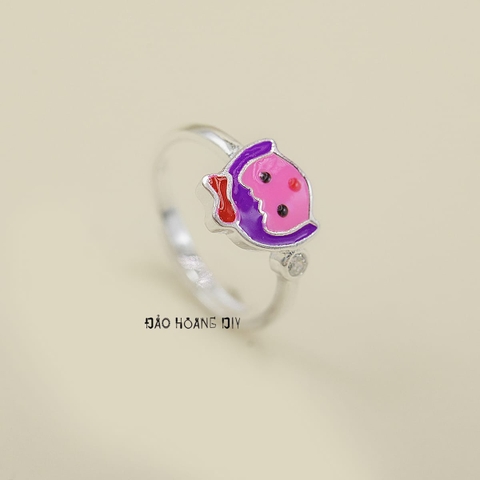 Nhẫn Bạc Trẻ Em Bé Gái Xinh Xắn Free Size N2412070014