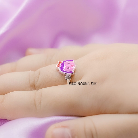 Nhẫn Bạc Trẻ Em Bé Gái Xinh Xắn Free Size N2412070014
