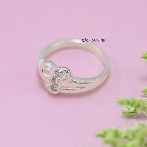 Nhẫn Bạc Trẻ Em Hình Chữ Cái N2409040048