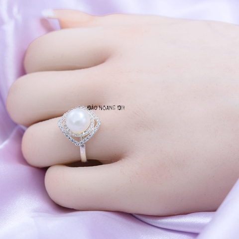 Nhẫn Bạc Nữ Ngọc Trai Đính Đá N2409060063