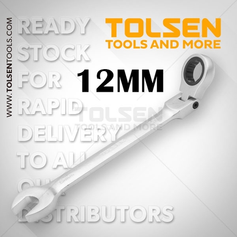 Chìa khóa vòng miệng tự động lắc léo 12mm Tolsen - 15238