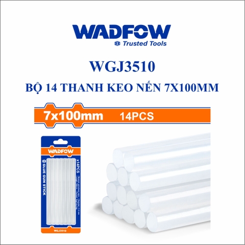 Bộ 14 thanh keo nến 7x100mm wadfow WGJ3510