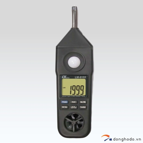 Thiết bị đo tốc độ gió, ánh sáng, độ ồn, nhiệt độ, đô ẩm LUTRON LM-8102