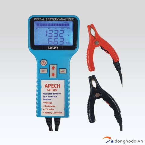 Thiết bị đo, kiểm tra ắc quy APECH ABT-109 24V giá rẻ