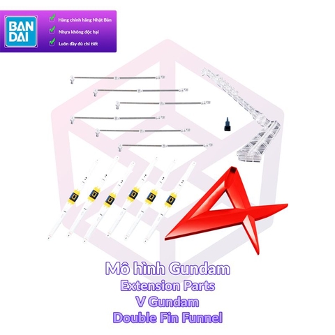 Mô Hình Phụ kiện Gundam P-Bandai RG Extension Parts for (V) Nu Gundam Double Fin Funnel 1/144 MS Gundam [GDB] [BRG]