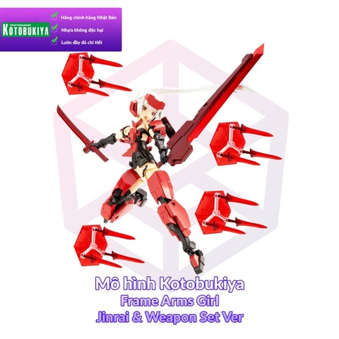 Mô hình Kotobukiya Frame Arms Girl Jinrai & Weapon Set Ver [KTB] [FAG]