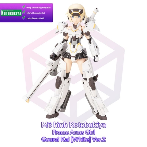 Mô hình Kotobukiya Frame Arms Girl Gourai Kai White Ver 2 [KTB] [FAG]