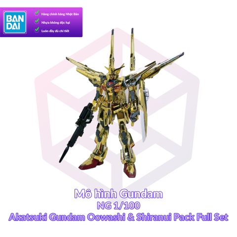 Mô Hình Gundam Bandai NG 15 Akatsuki Gundam Oowashi & Shiranui Pack Full Set 1/100 Seed Destiny [GDB] [BNG]