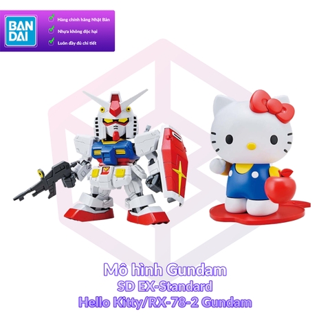 Mô Hình Gundam Bandai SD Hello Kitty / RX-78-2 Gundam EX Standard MS Gundam Hello Kitty Sanrio [GDB] [BSD]