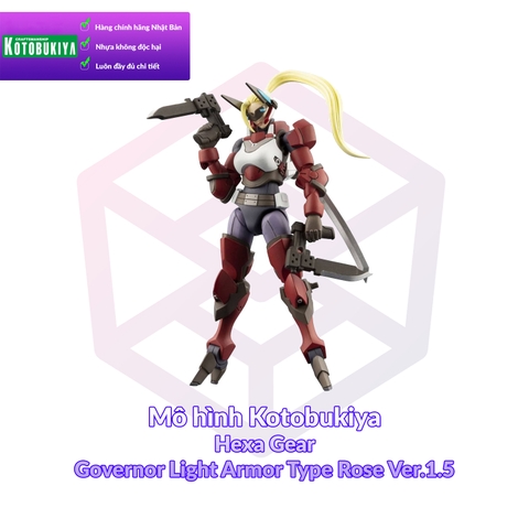 Mô hình Kotobukiya Hexa Gear Governor Light Armor Type Rose Ver 1.5 [KTB] [HXG]