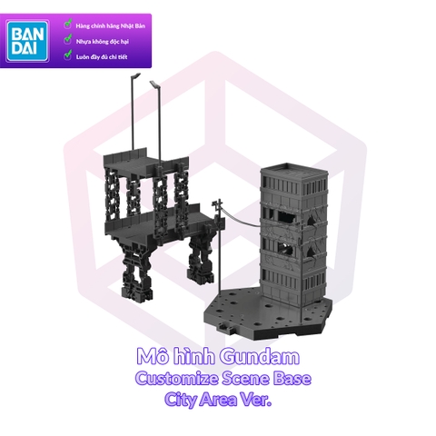 Đế trưng bày Gundam Bandai Customize Scene Base (City Area Ver) 1/144 – Base [TAM]