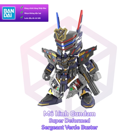 Mô hình Bandai SDW Heroes 03 Sergeant Verde Buster Gundam SD Gundam World Heroes [GDB] [BSD]