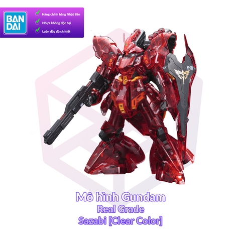 Mô hình Gundam P-Bandai RG MSN-04 Sazabi [Clear Color] 1/144 UC Char’s Counterattack [GDB] [BRG]