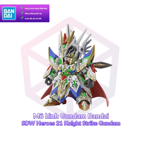 Mô hình Gundam Bandai SDW Heroes 21 Knight Strike Gundam [GDB] [BSD]