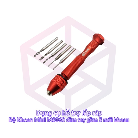 Dụng cụ hỗ trợ lắp ráp Bộ Khoan Mini MS060 cầm tay gồm 5 mũi khoan – Tool Dụng cụ [TAM]