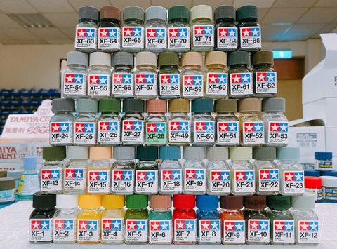 Sơn mô hình Tamiya Enamel Paint gồm 20 màu từ XF-1 ~ XF-20 [SMH]