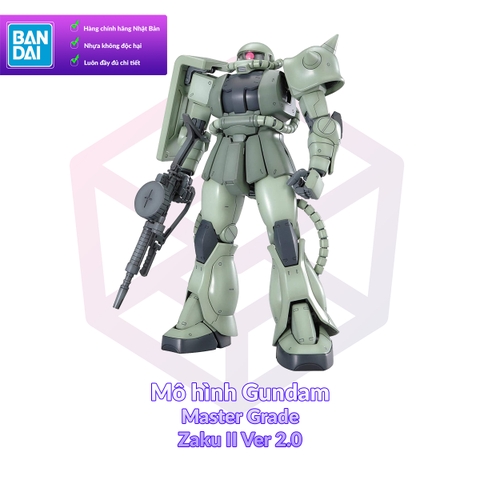 Mô Hình Gundam Bandai MG MS-06F Zaku II Ver 2.0 1/100 MS Gundam [GDB] [BMG]