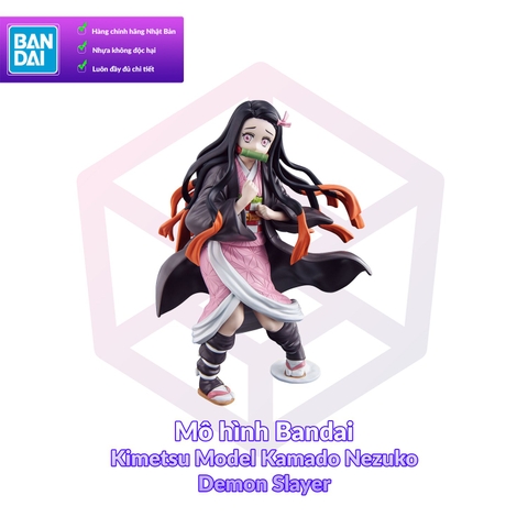 Mô hình Bandai Kimetsu Model Kamado Nezuko Demon Slayer Kimetsu no Yaiba Thanh Gươm Diệt Quỷ [MKB]