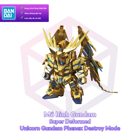 Mô Hình Gundam Bandai SD CS 07 Unicorn Gundam 03 Phenex Destroy Mode Narrative Ver. Gundam Narrative [GDB] [BSD]